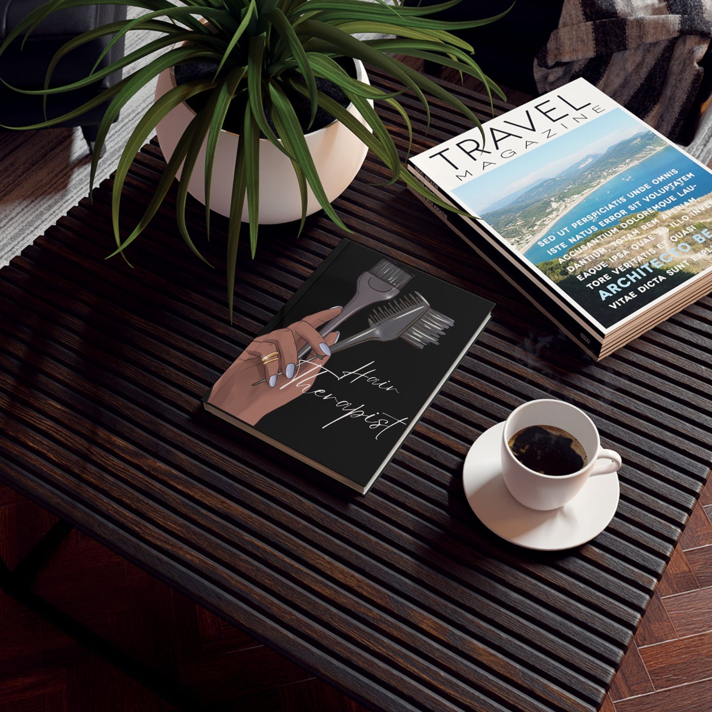 Hair Therapist Hard Backed Journal