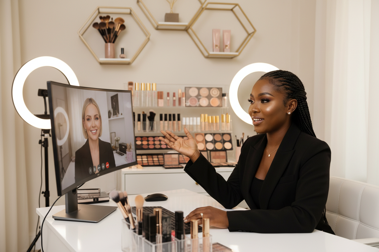 make the people black and white skin color