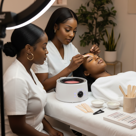 student brow waxing